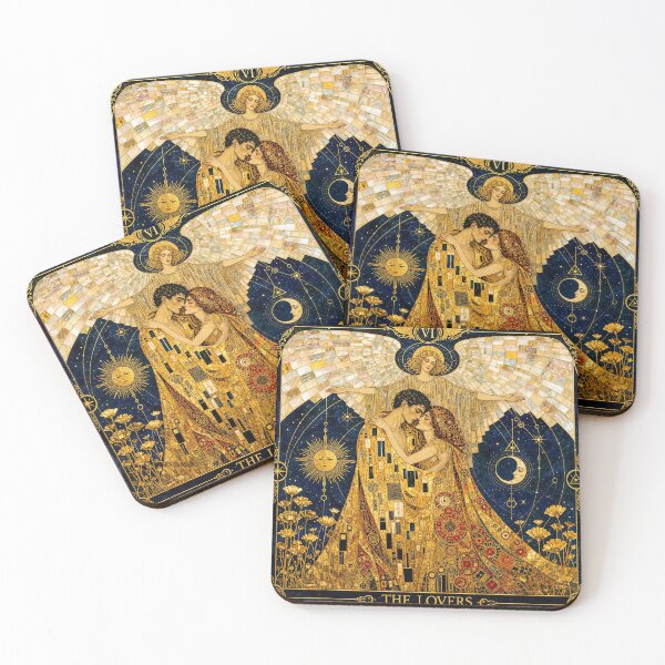 Item preview, The Lovers, The Sacred Union | Mysteries of the Golden Tarot designed and sold by Stoneflower-Art.