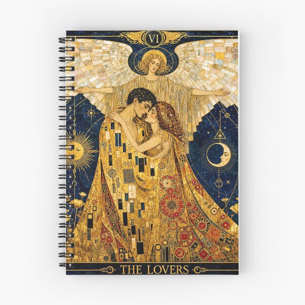 Item preview, Los Amantes, La Unión Sagrada | Misterios del Tarot Dorado designed and sold by Stoneflower-Art.