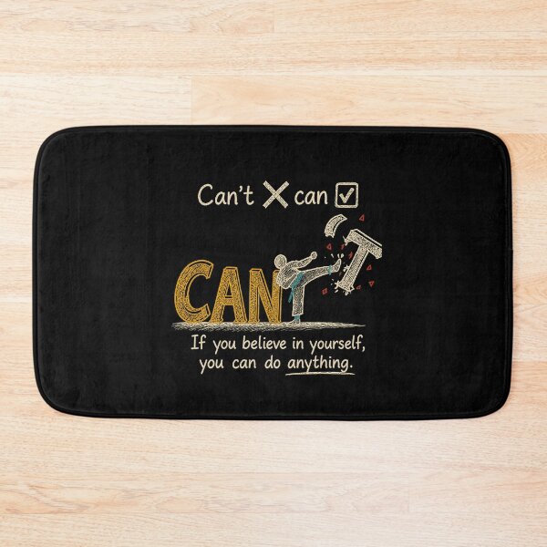 Item preview, Believe In Yourself Karate Kick designed and sold by calicito.