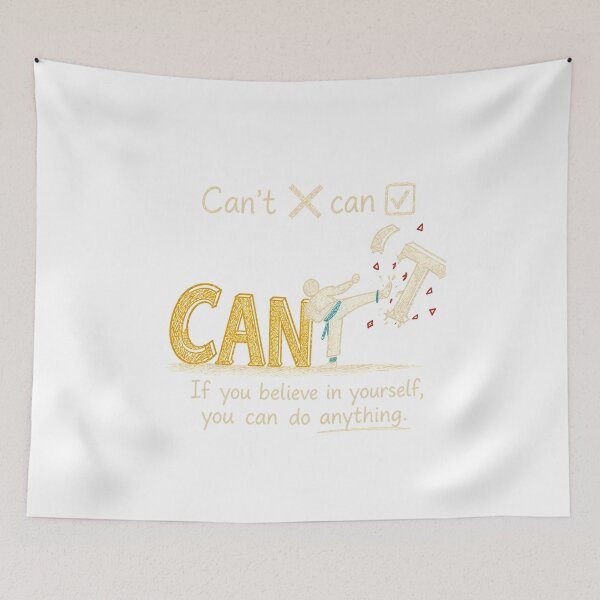Item preview, Believe In Yourself Karate Kick designed and sold by calicito.