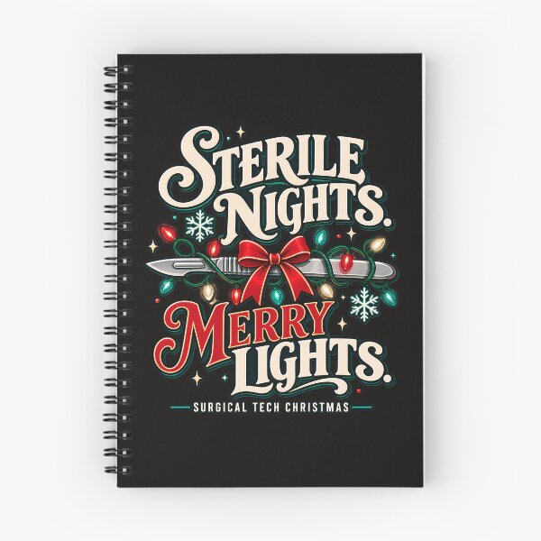 Item preview, Surgical Tech Christmas – Sterile Nights Merry Lights designed and sold by MiSuPa Studio.