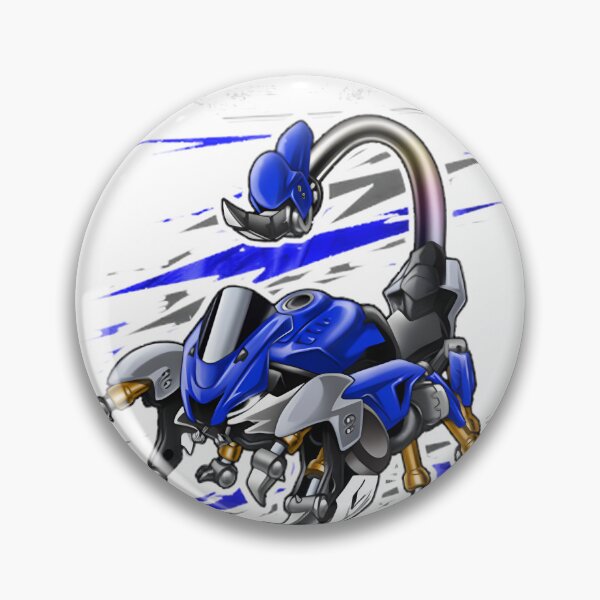 Item preview, Yamaha YZF R Inspired Blue Motorcycle Racing Design designed and sold by UnlimitedRAM.