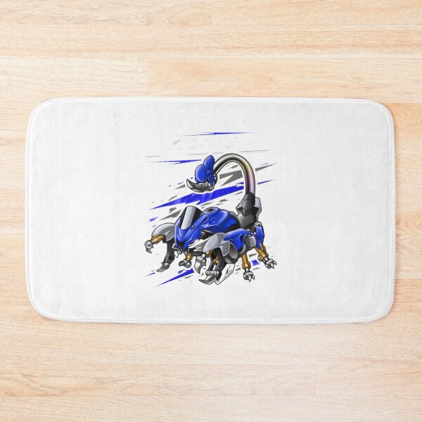 Item preview, Yamaha YZF R Inspired Blue Motorcycle Racing Design designed and sold by UnlimitedRAM.