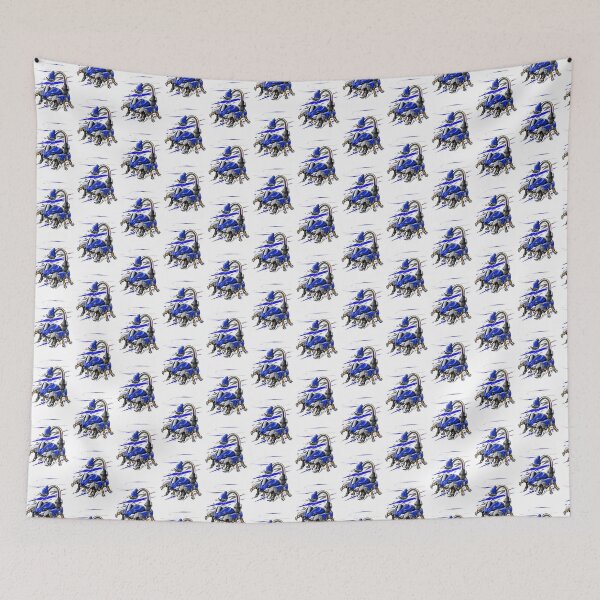 Item preview, Yamaha YZF R Inspired Blue Motorcycle Racing Design designed and sold by UnlimitedRAM.