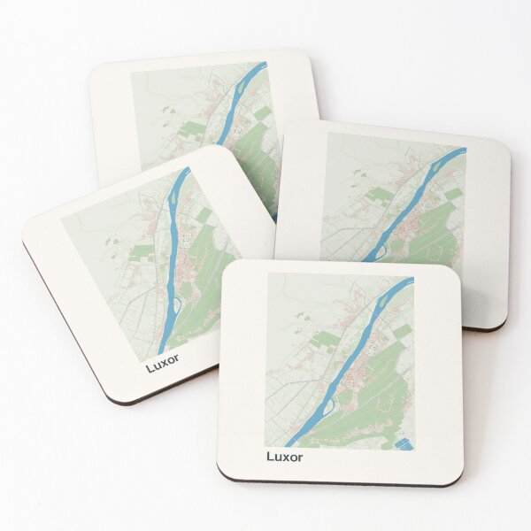 Item preview, Luxor Minimalistic Map Art designed and sold by MapsNerd.