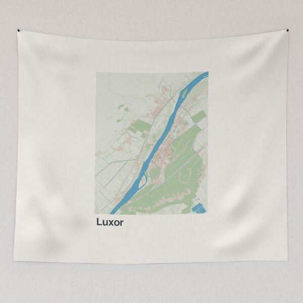 Item preview, Luxor Minimalistic Map Art designed and sold by MapsNerd.