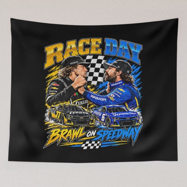 Item preview, Carson Hocevar Ryan Blaney Fight designed and sold by rjamesont.