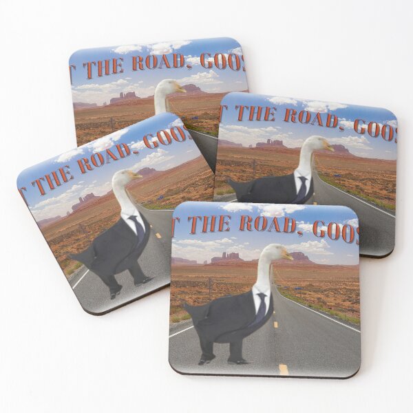 Item preview, Hit The Road Goose - Funny Goose In A Suit Meme designed and sold by aysenism.