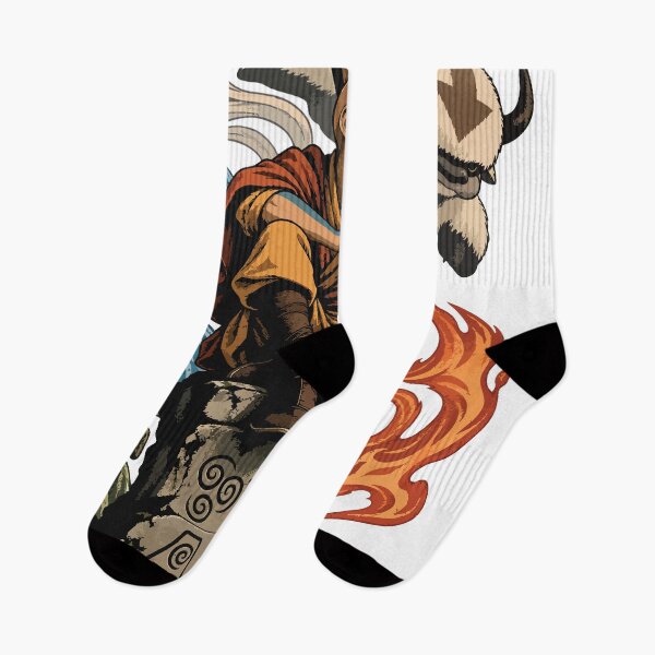 Item preview, Avatar The Last Airbender Aang Four Elements Appa Vintage Art designed and sold by Arezaali.