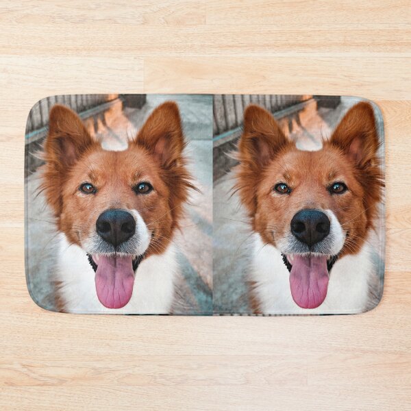 Item preview, Happy Red Border Collie Sticking Tongue Out designed and sold by VanGaldo.
