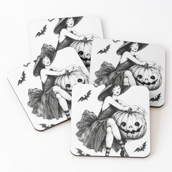 Item preview, Halloween Vintage Funny Gift Black designed and sold by Goldy_Stuff.