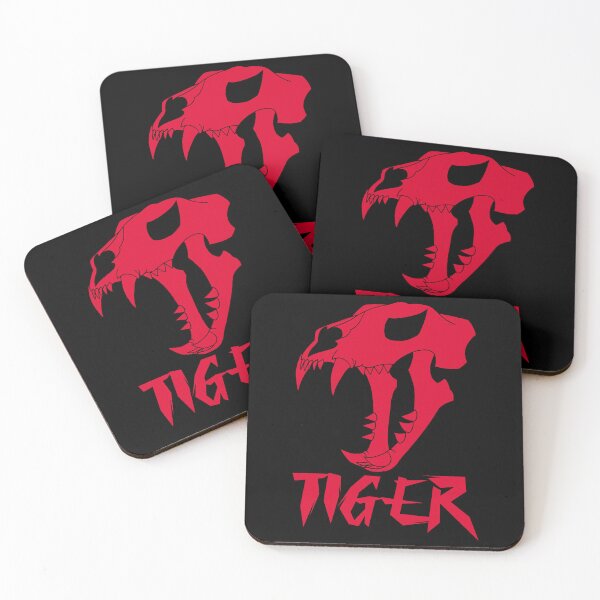 Item preview, Tiger skull (red) designed and sold by Lagueny.