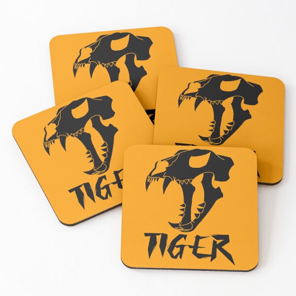 Item preview, Tiger skull (black) designed and sold by Lagueny.