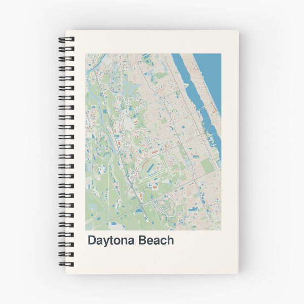 Item preview, Daytona Beach Minimalistic Map Art designed and sold by MapsNerd.