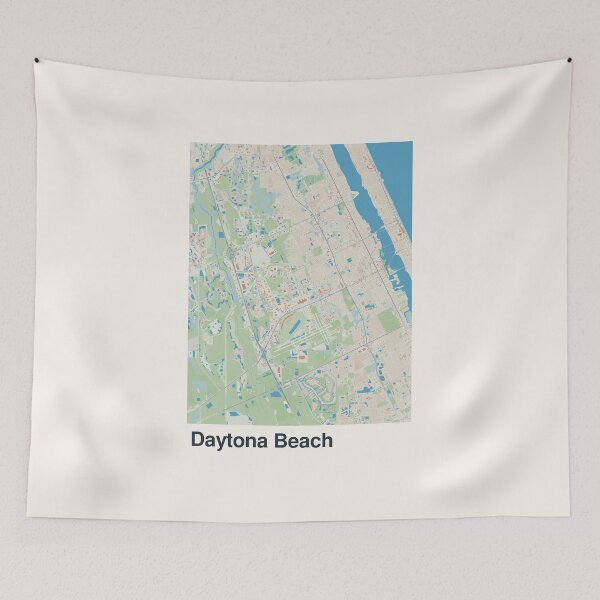Item preview, Daytona Beach Minimalistic Map Art designed and sold by MapsNerd.