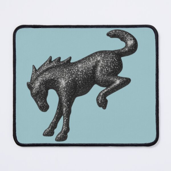 Item preview, Bronco Logo Badge Black Metallic designed and sold by Dimensionality.