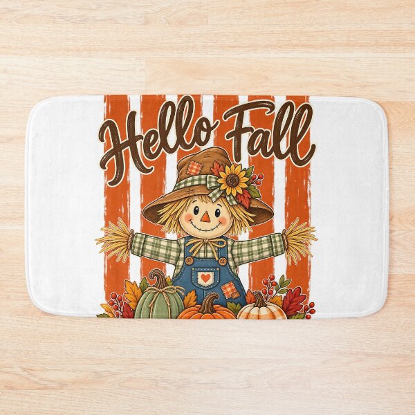 Item preview, Hello Fall Pumpkin Scarecrow Thanksgiving Autumn Shirt designed and sold by DesignArtist.ia.