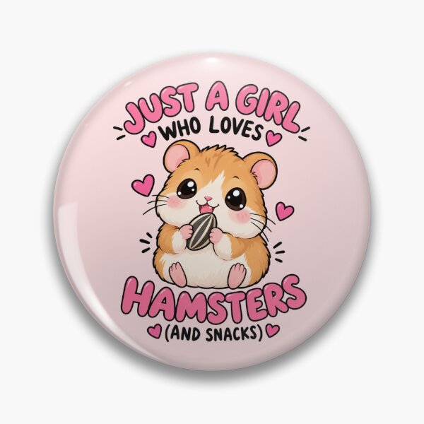 Item preview, Just a Girl Who Loves Hamsters – Cute Kawaii Hamster Lover Design designed and sold by JrNergal.