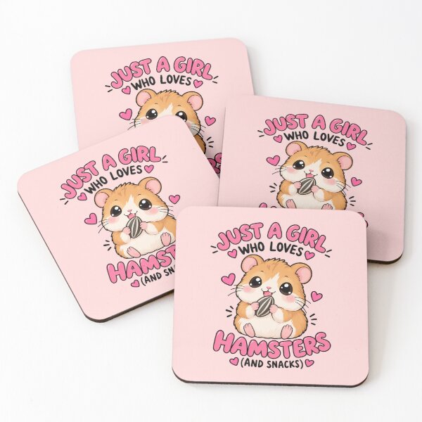 Item preview, Just a Girl Who Loves Hamsters – Cute Kawaii Hamster Lover Design designed and sold by JrNergal.