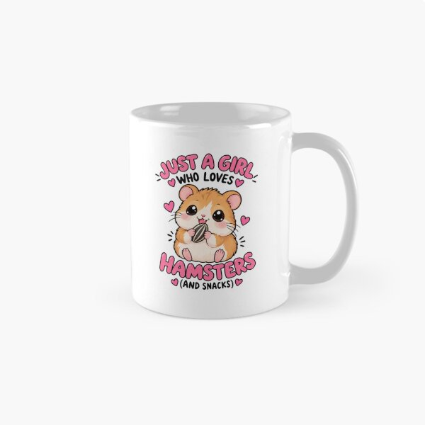 Item preview, Just a Girl Who Loves Hamsters – Cute Kawaii Hamster Lover Design designed and sold by JrNergal.