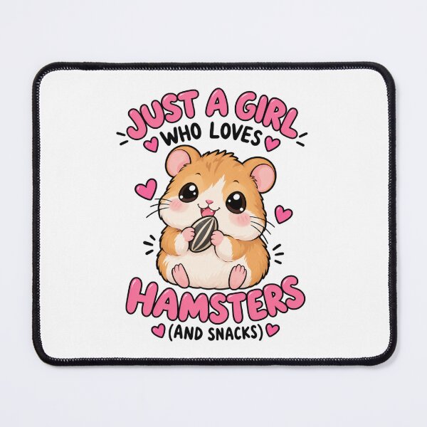 Item preview, Just a Girl Who Loves Hamsters – Cute Kawaii Hamster Lover Design designed and sold by JrNergal.