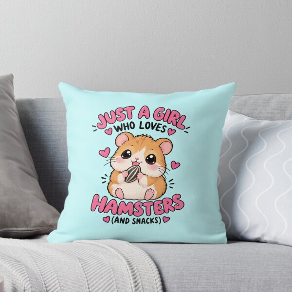 Item preview, Just a Girl Who Loves Hamsters – Cute Kawaii Hamster Lover Design designed and sold by JrNergal.
