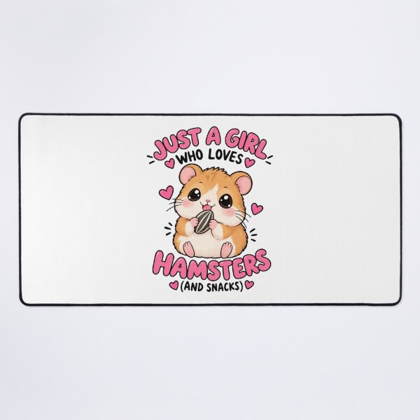 Item preview, Just a Girl Who Loves Hamsters – Cute Kawaii Hamster Lover Design designed and sold by JrNergal.