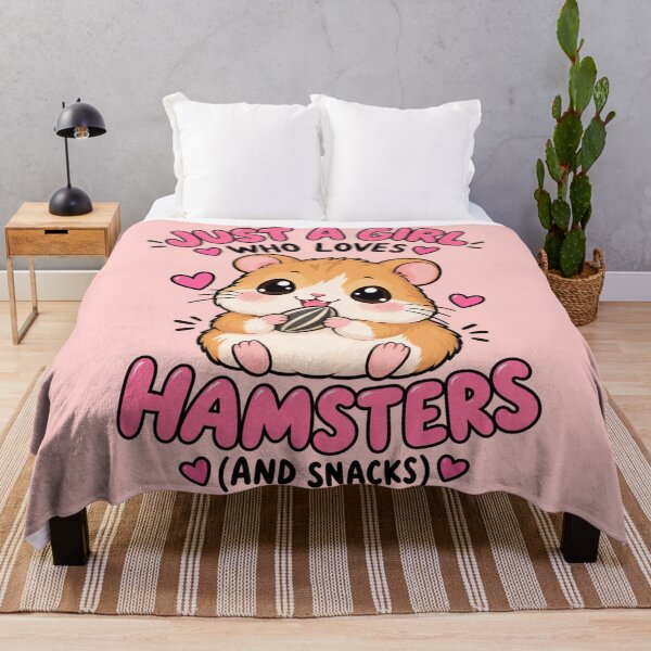 Item preview, Just a Girl Who Loves Hamsters – Cute Kawaii Hamster Lover Design designed and sold by JrNergal.