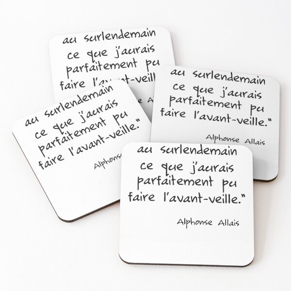 Item preview, Quote from Alphonse Allais designed and sold by SKN-S.