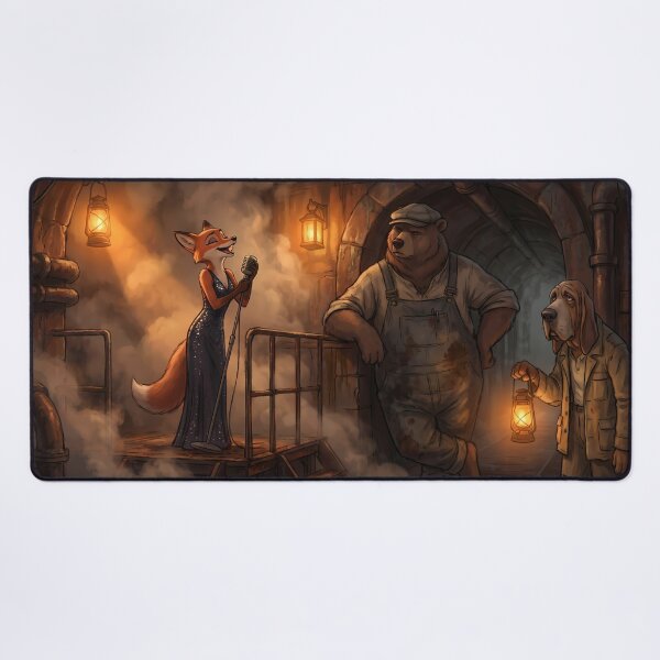 Item preview, Underground Jazz Serenade | Tunnel Speakeasy Noir Art designed and sold by ThegrayInterval.