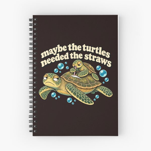 Item preview, Maybe The Turtles Needed The Straws Funny Sea Turtle designed and sold by ChuyenSuperx.