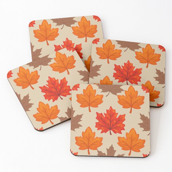 Item preview, Vintage Autumn Maple Leaves Seamless Autumnal Pattern Art designed and sold by ​Jyoti Digital Artist.