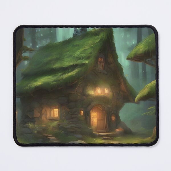 Item preview, Mossy Druid House in Mysterious Forest designed and sold by Fanta-sticky.