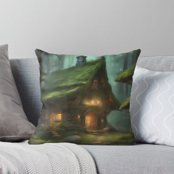 Item preview, Mossy Druid House in Mysterious Forest designed and sold by Fanta-sticky.
