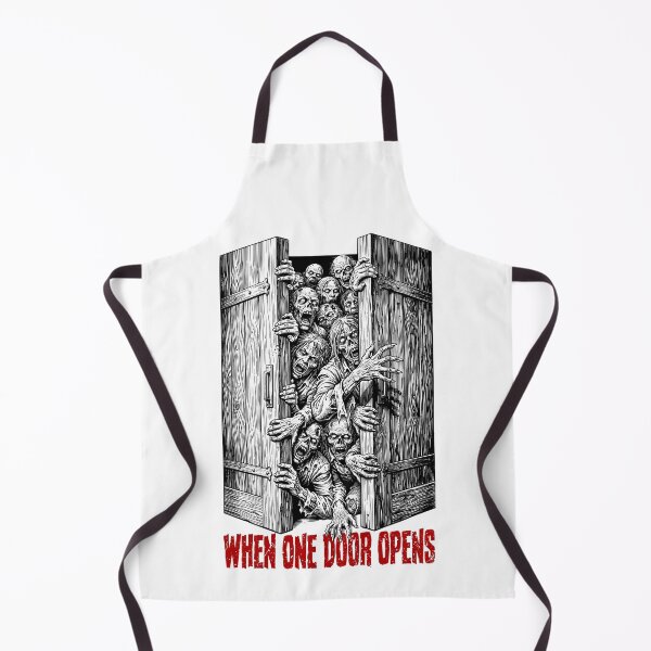 Item preview, Sarcastic Zombie Halloween When One Door Opens Horror Fan designed and sold by GrandeDuc.