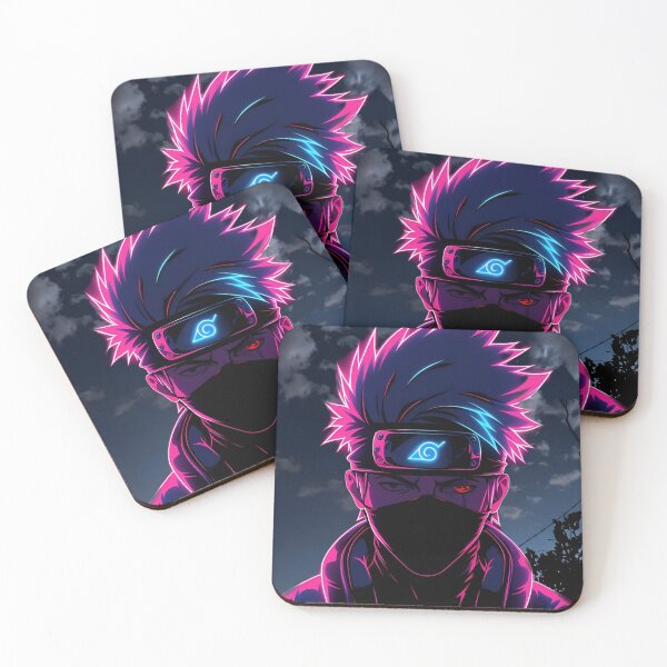 Item preview, Neon Shadow Ninja Under the Moon – Cyberpunk Anime Warrior Art designed and sold by Dyan4.