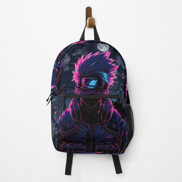 Item preview, Neon Shadow Ninja Under the Moon – Cyberpunk Anime Warrior Art designed and sold by Dyan4.