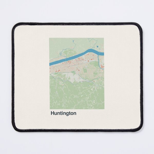Item preview, Huntington Minimalistic Map Art designed and sold by MapsNerd.