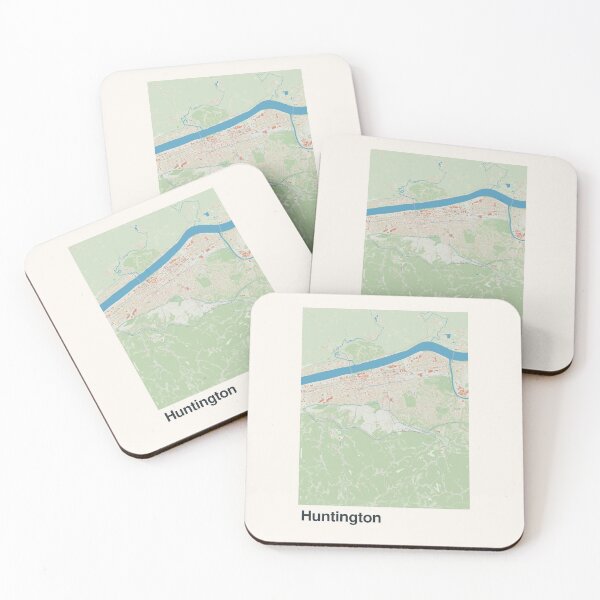 Item preview, Huntington Minimalistic Map Art designed and sold by MapsNerd.
