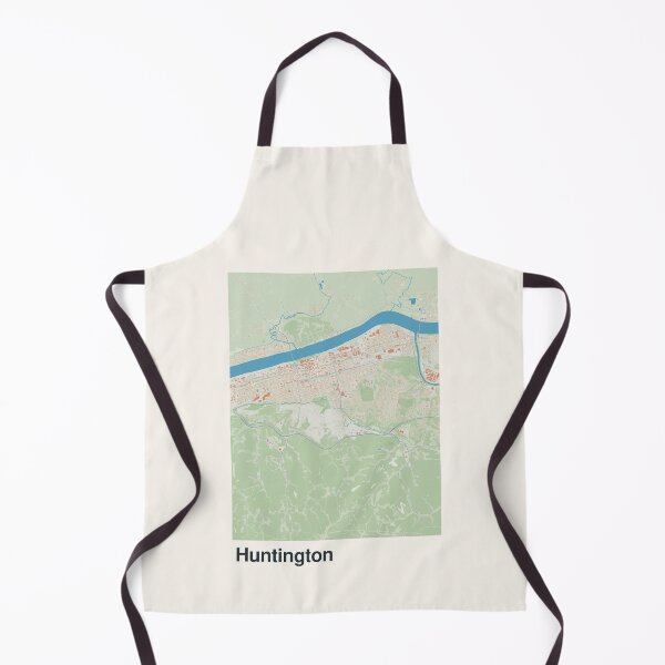Item preview, Huntington Minimalistic Map Art designed and sold by MapsNerd.