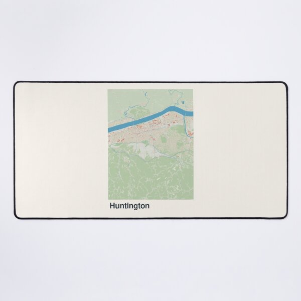 Item preview, Huntington Minimalistic Map Art designed and sold by MapsNerd.