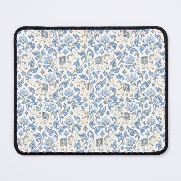 Item preview, Thai Elephant and Kanok Floral Pattern designed and sold by KruzyArts.