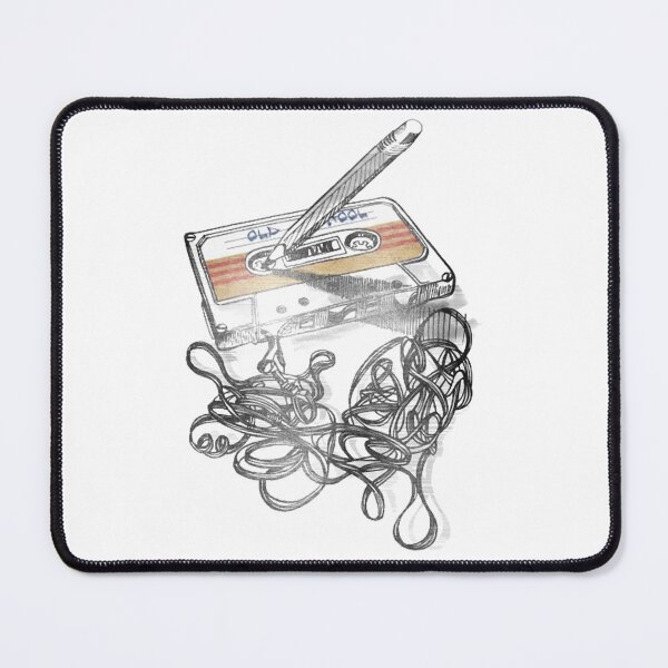 Item preview, Retro Cassette Tape and Pencil Old School Sketch designed and sold by AngusShanahan.