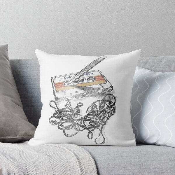 Item preview, Retro Cassette Tape and Pencil Old School Sketch designed and sold by AngusShanahan.
