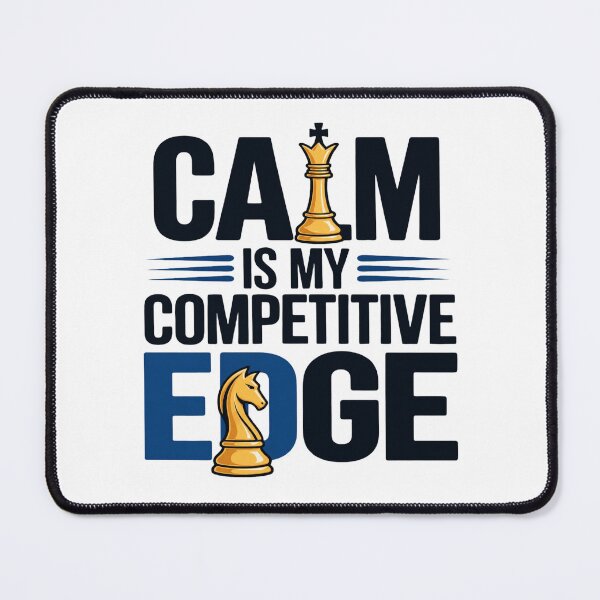 Item preview, Calm Is My Competitive Edge Chess Strategy designed and sold by Aarvya Fashion Club ( A.F.C ).