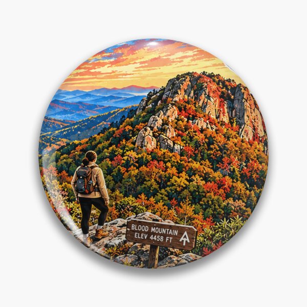 Item preview, Blood Mountain (Springer Mountain - Appalachian Trail - Georgia) designed and sold by clarkfraser.