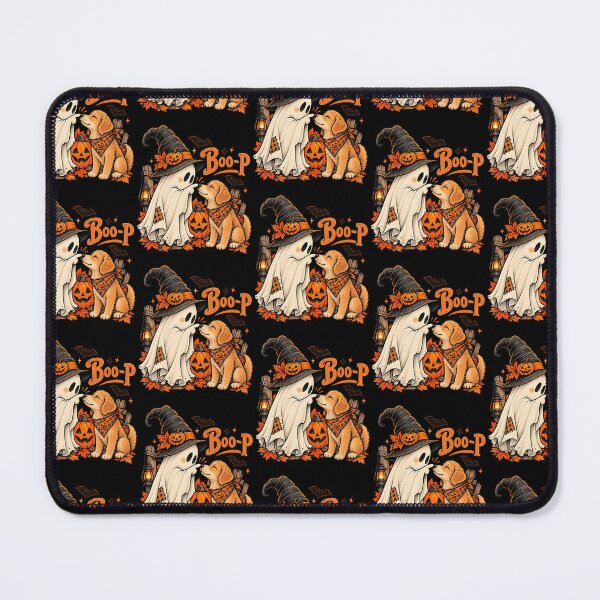 Item preview, Retro Boo Boo-P Dog Ghost Funny Halloween Dog Lovers Dog designed and sold by OddityVault.