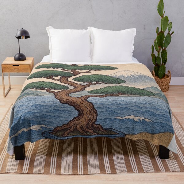 Item preview, Bonsai Painting – Japanese Zen Tree designed and sold by GalleryKauffeld.