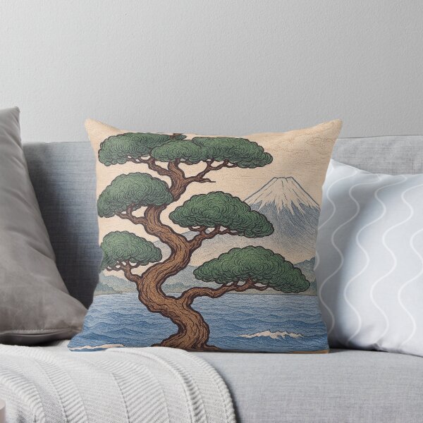 Item preview, Bonsai Painting – Japanese Zen Tree designed and sold by GalleryKauffeld.