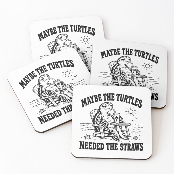 Item preview, Maybe The Turtles Needed The Straws designed and sold by CATTYHOLA.
